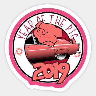 Year of the Pig 2019 Sticker